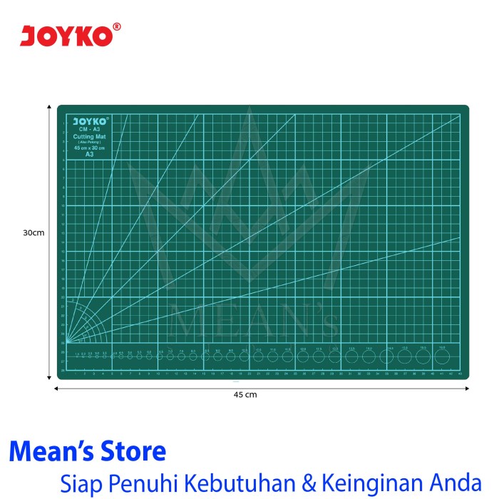 

Mantap Cutting Mat Joyko Ukuran A3 / Alas Potong Kertas A3 Gilaa!!!