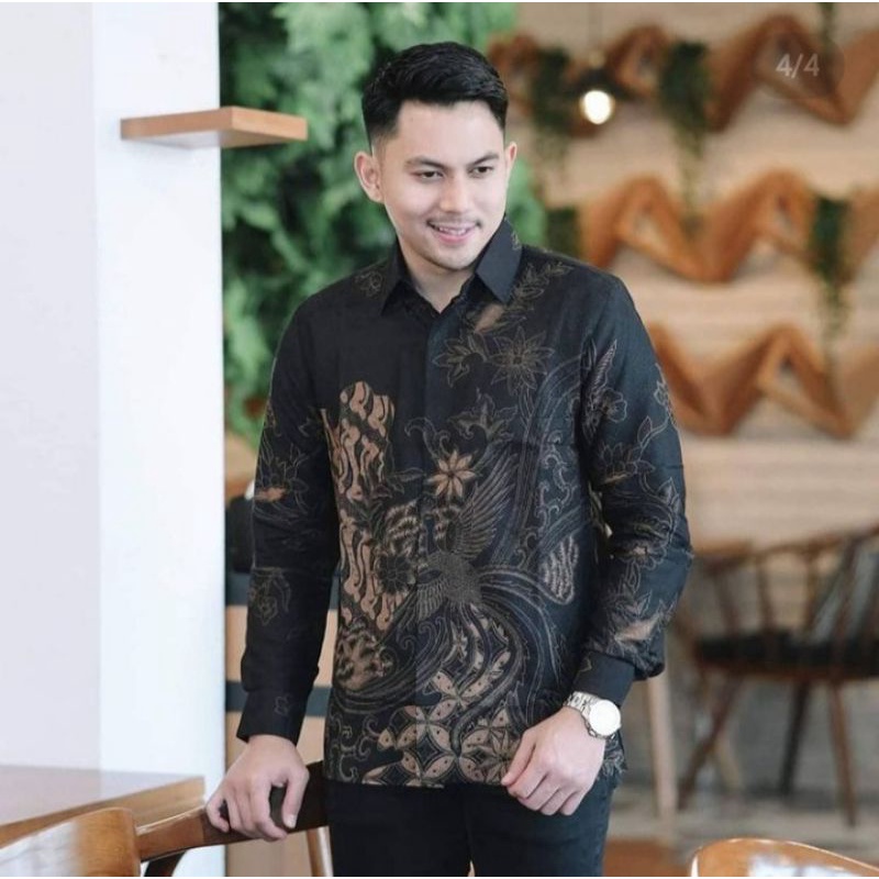 batik pria katun premium lengan panjang batik cowok
