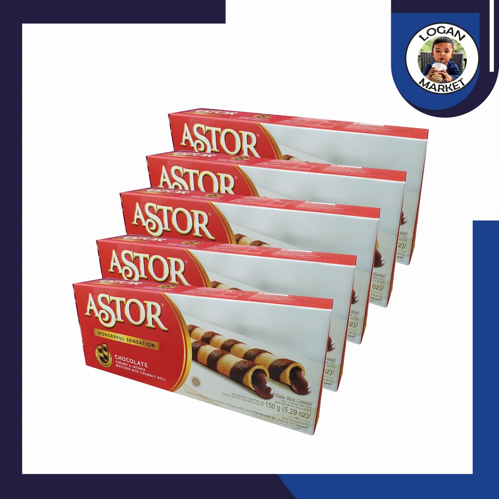 

Paket Astor Wafer Stick Double Coklat Kotak Box 150gr 150gram 150 gram 5 Pcs