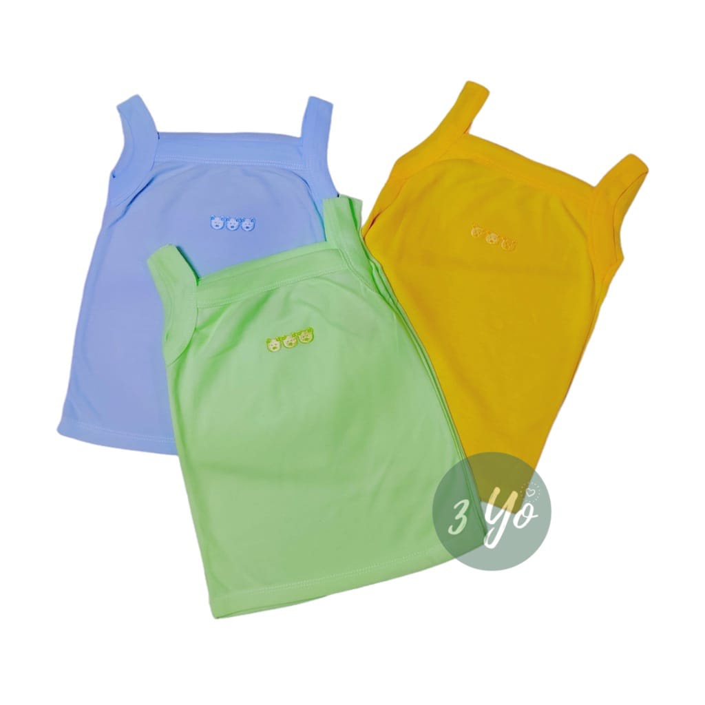 6 Pcs Kaos Dalam Bayi Perempuan Dolphin SNI - Tanktop Bayi/ Singlet Bayi - Setenga Lusin Kaos Dalam 