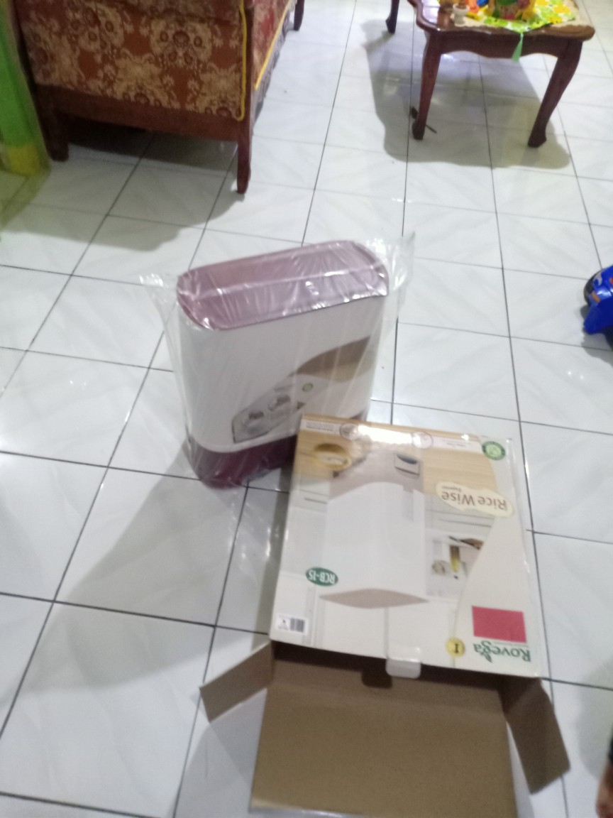 Rovega Rice Box / Dispenser / Tempat / Wadah / Kotak / Beras 5kg / 5 Kg / 15kg / 15 Kg