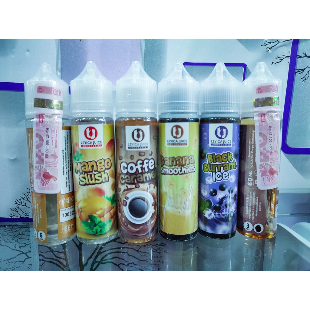 Jual Liquids Freebasee Ml Mg Levica Ju Ice By Levica Original Cukai Vsk Indonesia Shopee