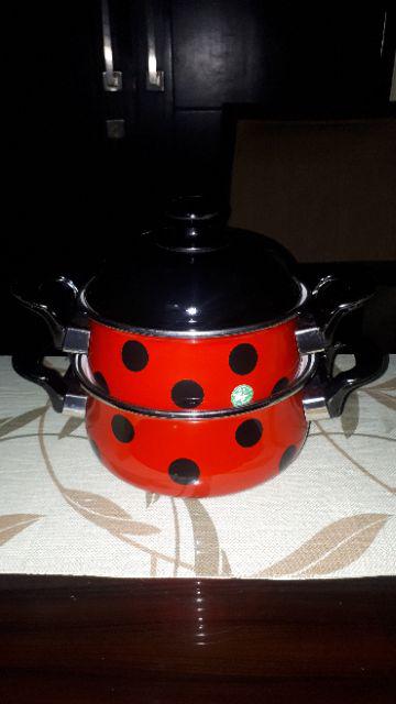 Tokoperabotan Panci Enamel Polkadot Maspion 20cm - Panci Maspion Bugs Dot