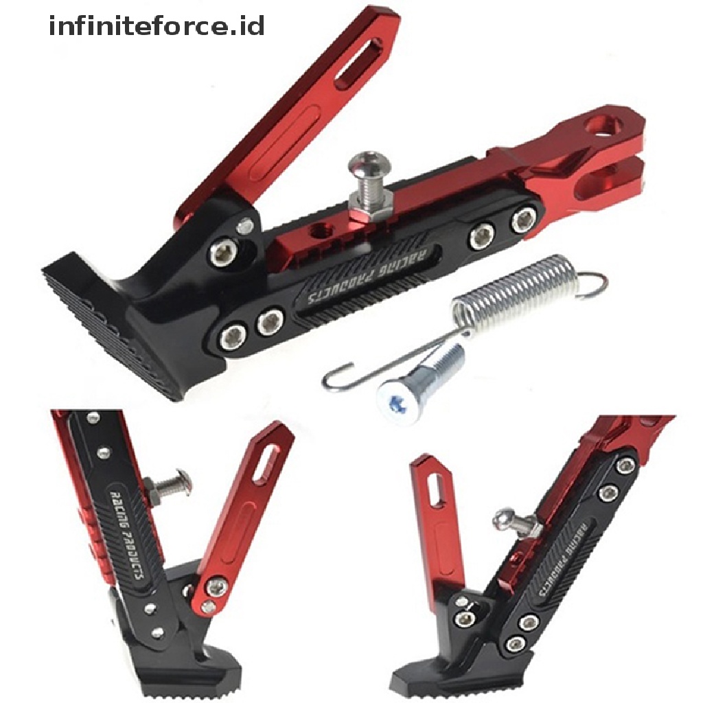 (Infiniteforce.Id) Standar Samping Motor Universal Bahan Aluminum Alloy