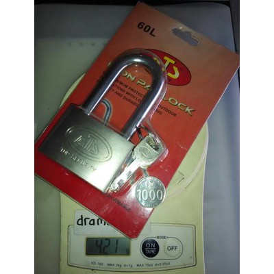 Gembok besi ATS 60mm Panjang Iron Padlock 60 mm L