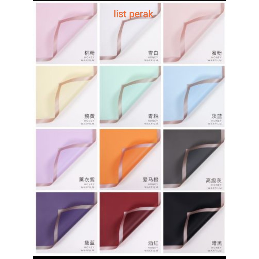

flower wrap list silver 60 x60 cm rizqi