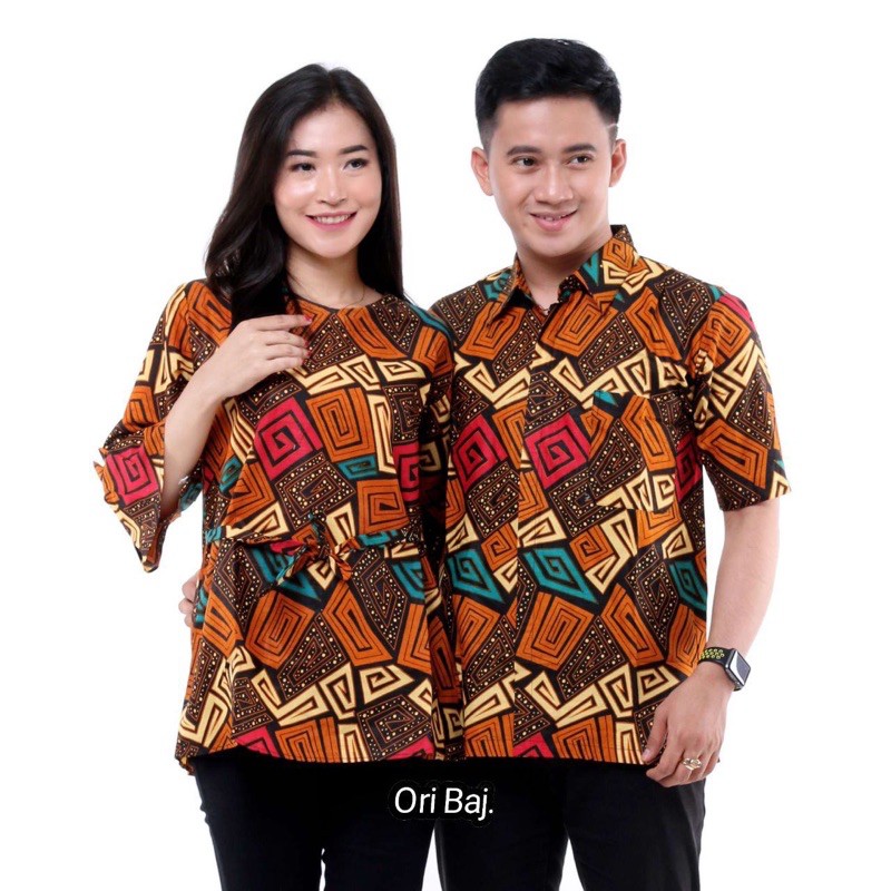Sale Couple Atasan Wanita Dan Pria Batik Pekalongan 6dZO5VUqR3GKd