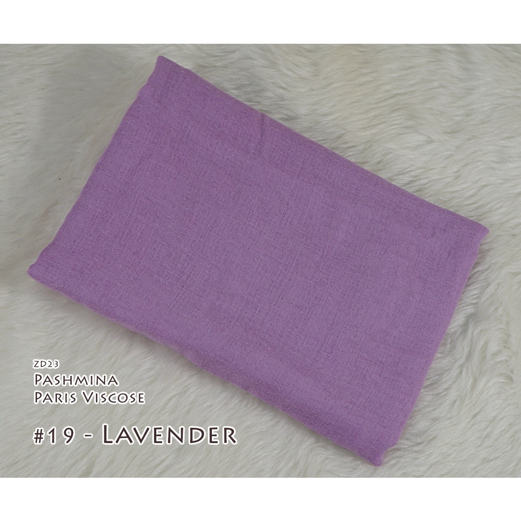 Pashmina Polos Paris Viscose - AYUMI by Luulu Scarf-#19 - Lavender