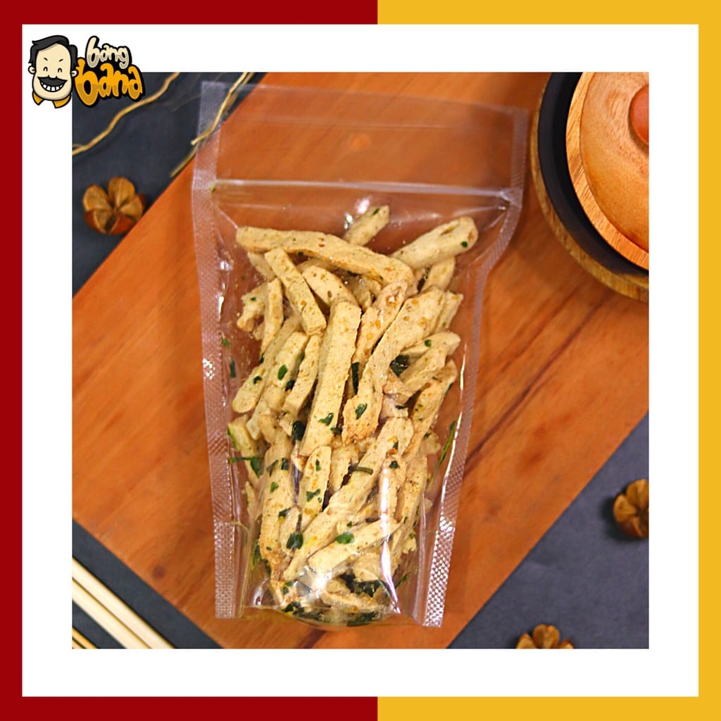 Basreng Pedas Daun Jeruk Cikruh Baso Goreng Stik Pedas Asin 100 gram Basreng Pedas-2