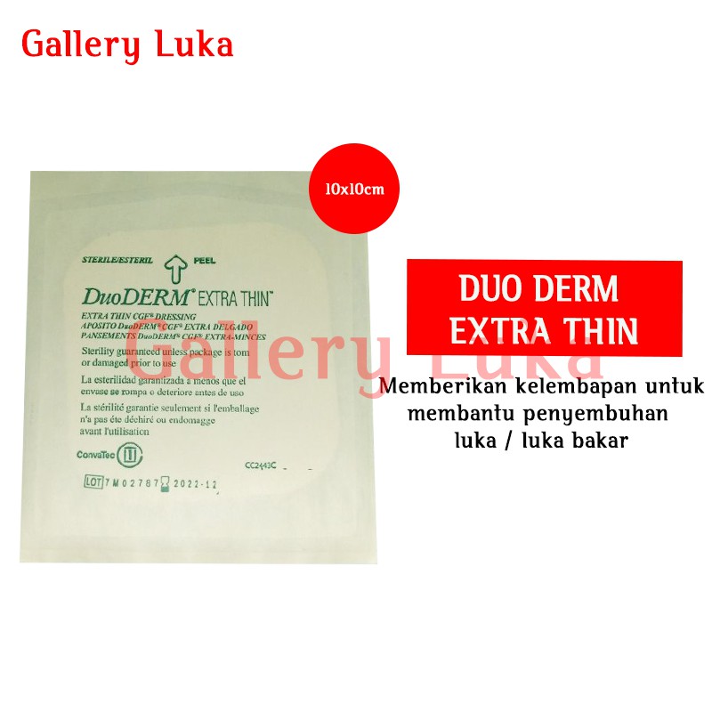 Duoderm Extra Thin 10x10