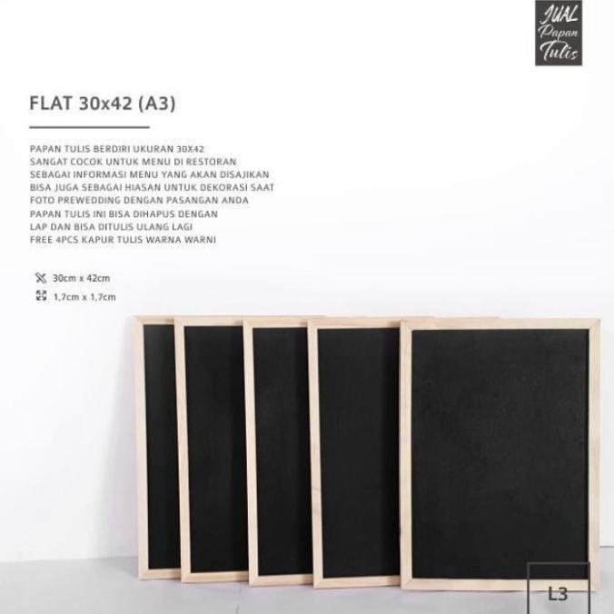 

@#@#@#] Papan tulis kapur ukuran a3 (30x40)