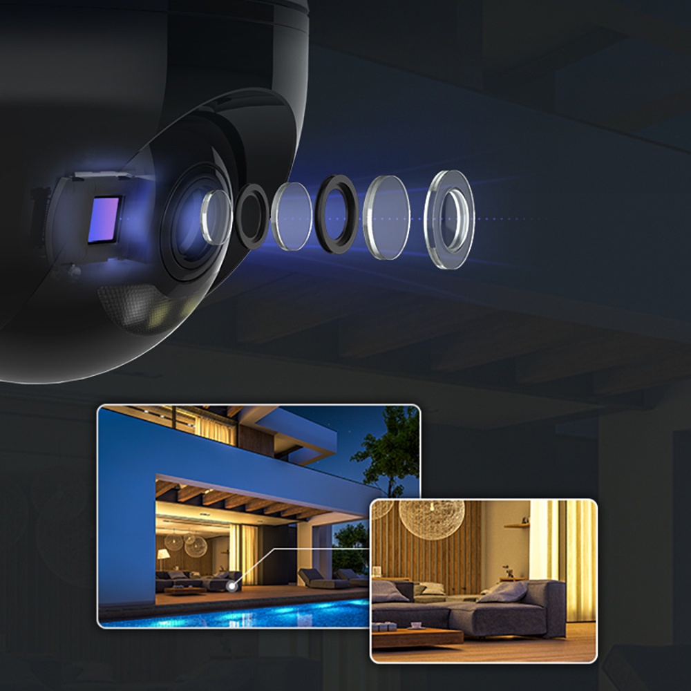 Ezviz C8W 4MP 2K Plus Outdoor Pan &amp; Tilt Wi-Fi Camera