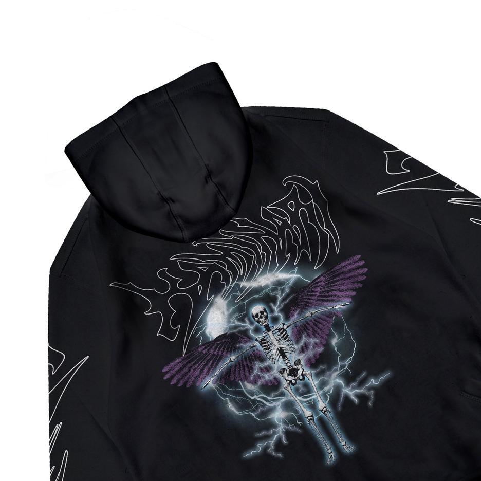 Booming GRDT Kaminari Hoodie Black