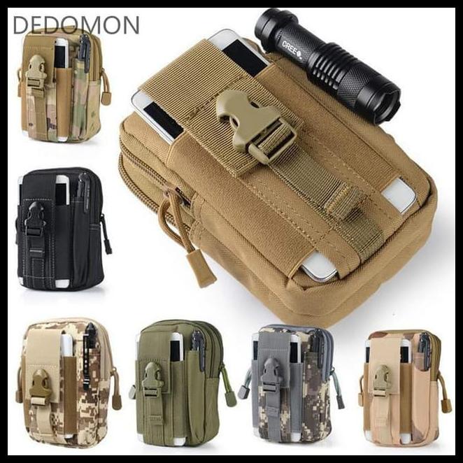 Bag Canvas - Nokia 2 3 5 6 8 Android Tas Army Waist Canvas Soft Case Cover Pouch