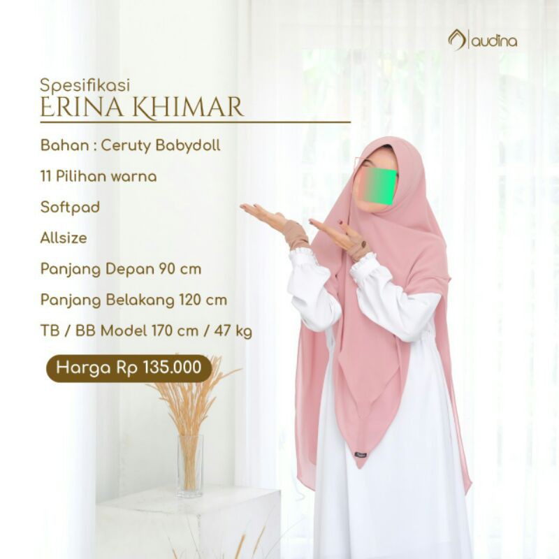 Erina Khimar / Khimar Ceruty Babydoll by Audina