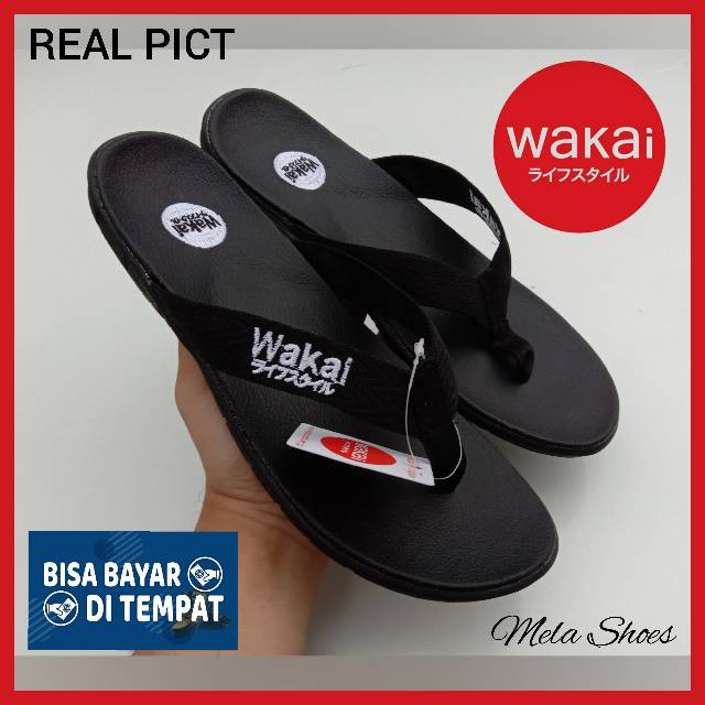 PROMO SANDAL WAKAI JEPIT PRIA DAN WANITA. SANDAL DISTRO PROMO MURAH. SANDAL CASUAL SANTAI RINGAN