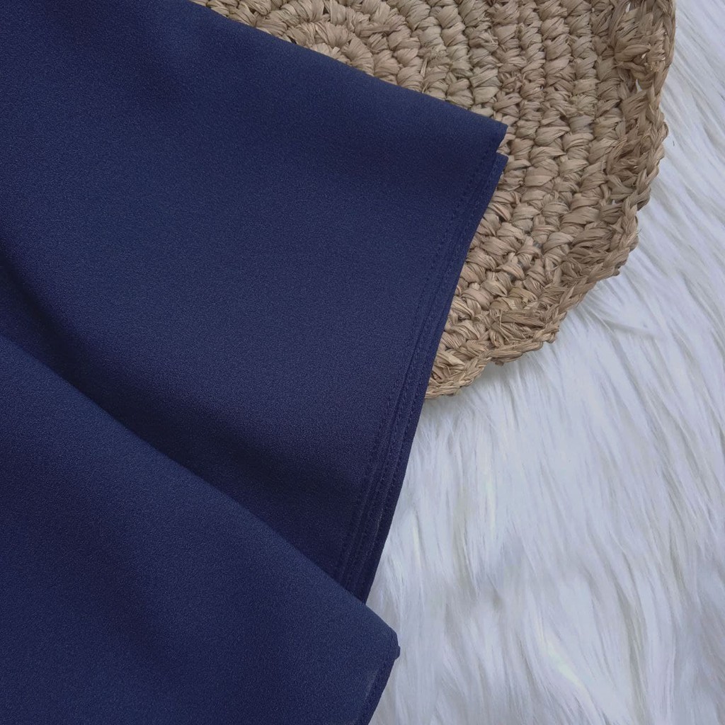 [PROMO] hijab pashmina sala osi BIG / pashmina instan / jilbab pasmina murah-L NAVY