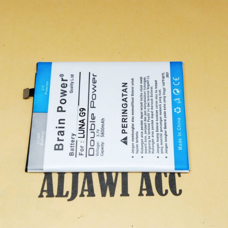 BATERAI BATRE LUNA G9 DOUBEL POWER BATTERY