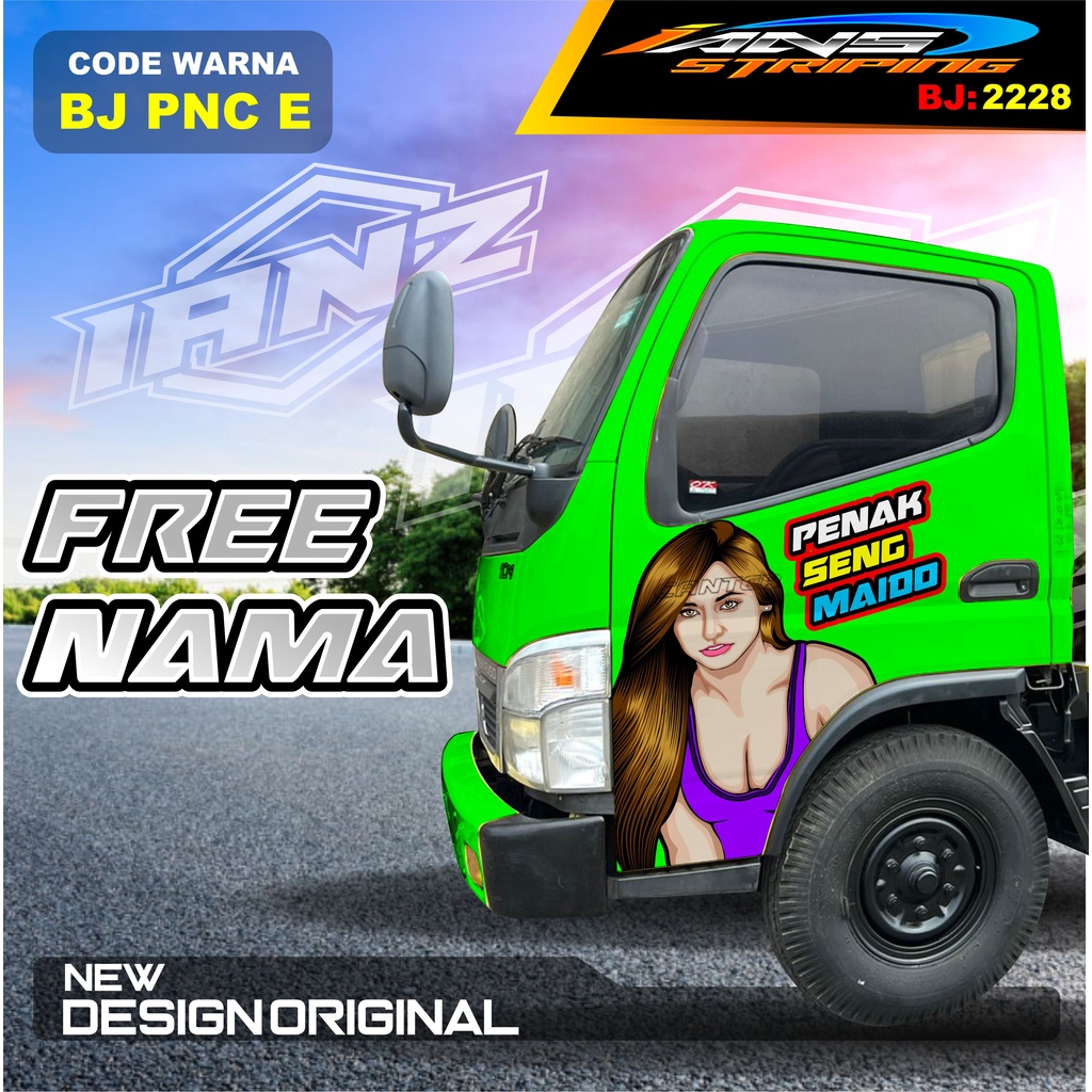 STICKER PINTU TRUK FUSO RAGASA / DECAL PINTU DUMTRUK  / STIKER MOBIL TRUK / STIKER PINTU TRUK KEREN