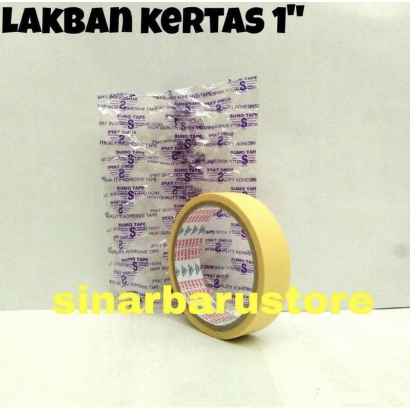 

Isolasi/Lakban Kertas 1"(inchi)