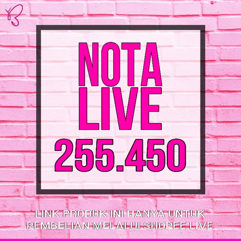 Nota Live 255.450 - BBPO.STORE -