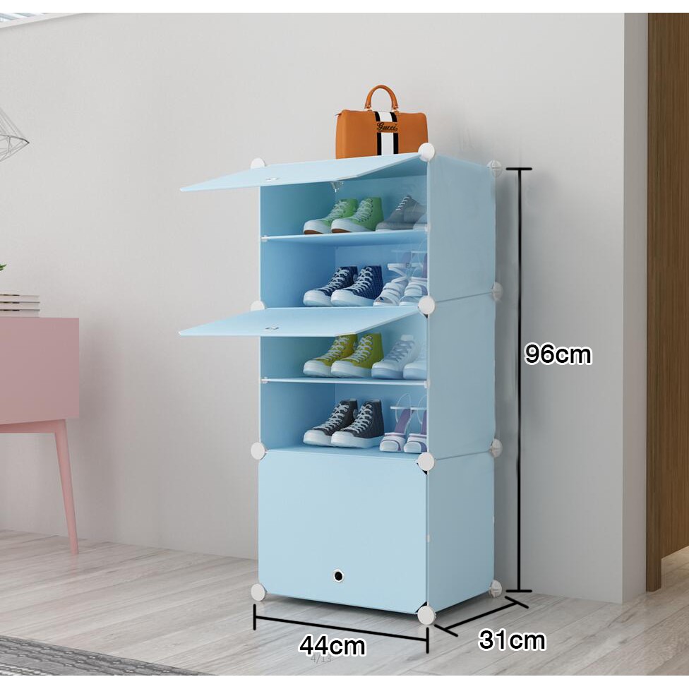 Diy Rak Sepatu Plastik Lemari Plastik Plastic Shoe Storage 6 Tingkat Shopee Indonesia