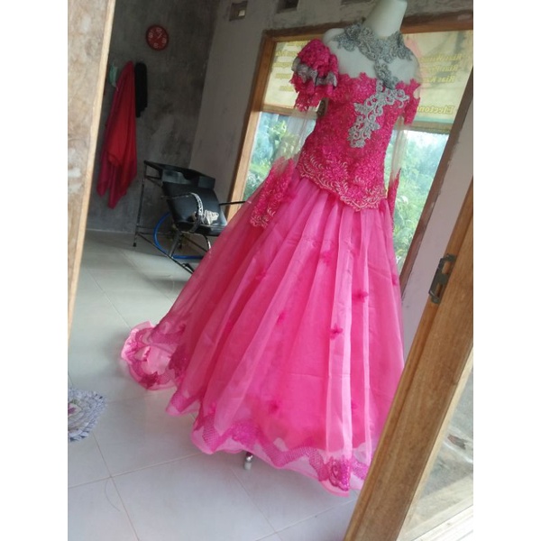 preloved gaun pengantin second berpayet dress wedding dress pernikahan gaun second pengantin