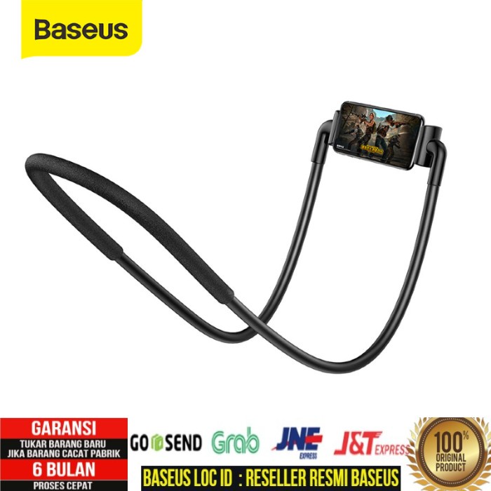 Baseus Lazypod Leher dan Pinggang Lazy Neck Phone Holder Cell Stand