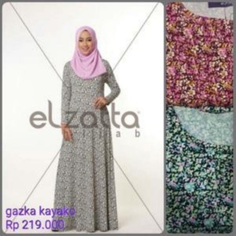 [ElzattaHijab] Gamis Elzatta Gazka Kayako