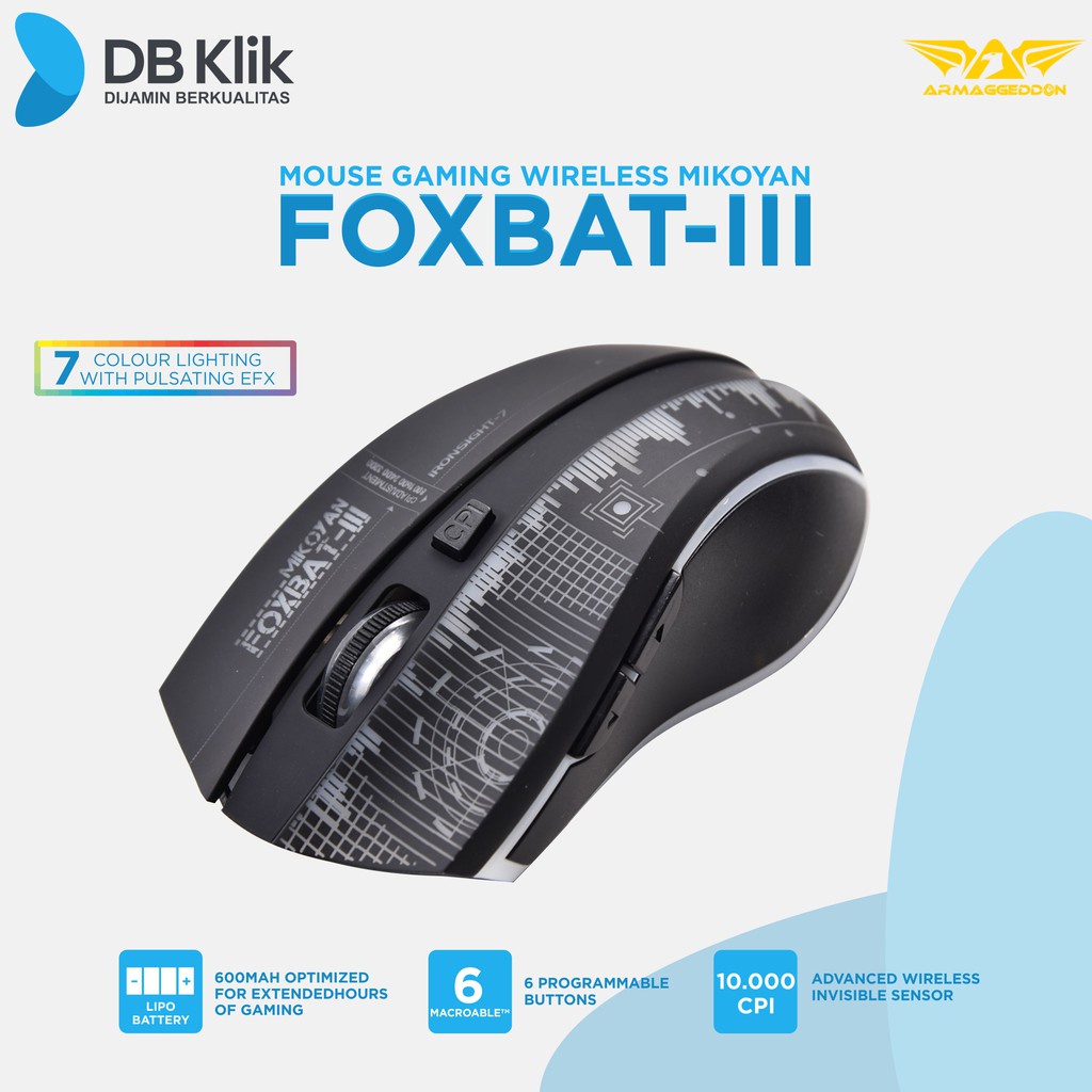 Mouse Wireless Mikoyan Foxbat III IRONSIGHT 7
