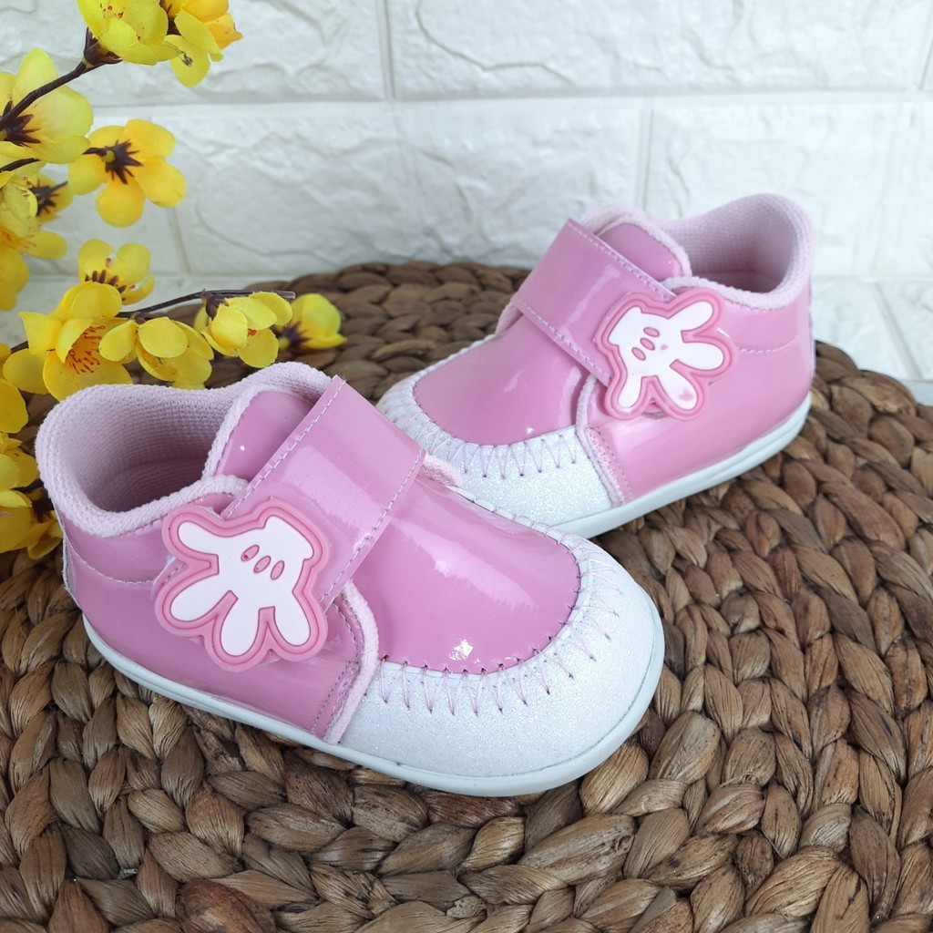 [TAMAN SEPATUKU] SEPATU TRENDY MURAH ANAK USIA 1-3 TAHUN TANGAN MICKEY MOUSE FAX06