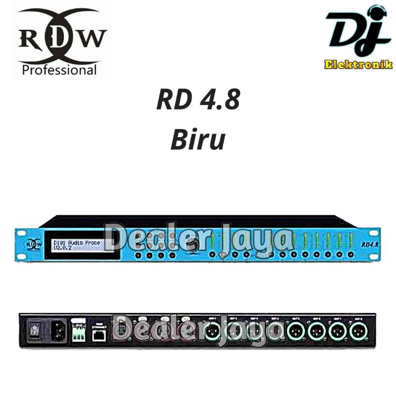 Management / DLMS RDW RD 4.8 / RD4.8 / RD48 - 4 in 8 out (Biru / Hitam)