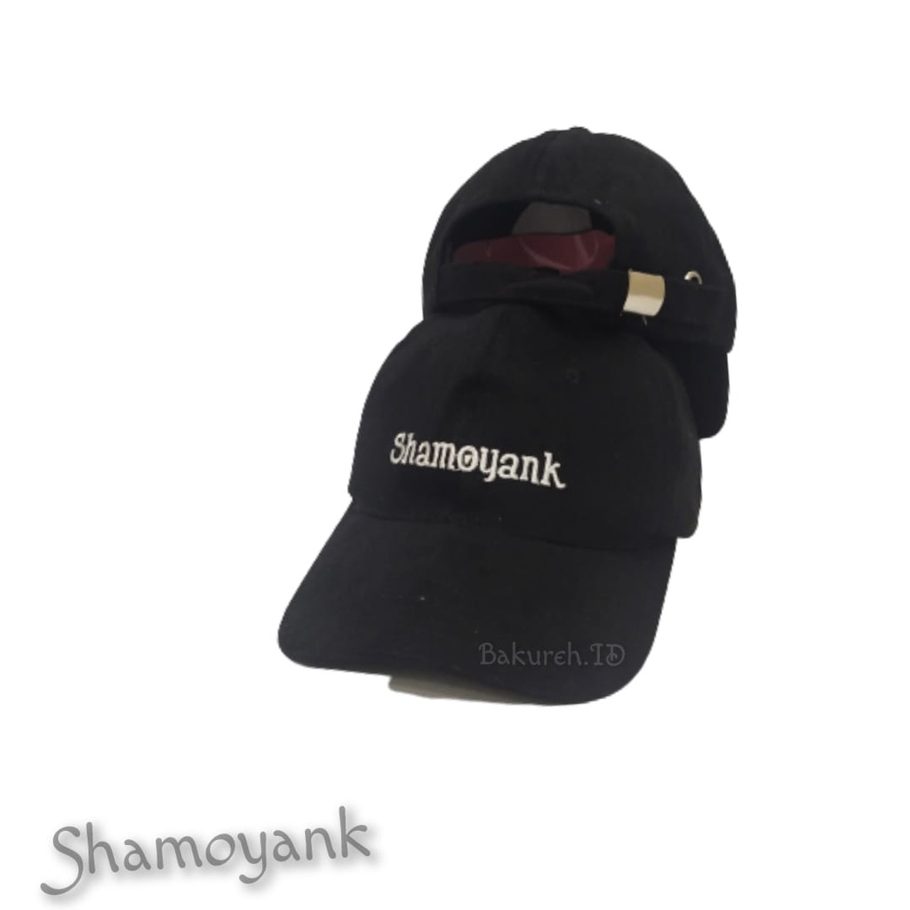 PRODUK TERBARU!!!Topi Logo SHAMOYANK Berkualitas Material Rapell Teball Di Jamin Anda Puas Realpick Bisa Bayar Di Tempat (COD) -GOOD PRODUK