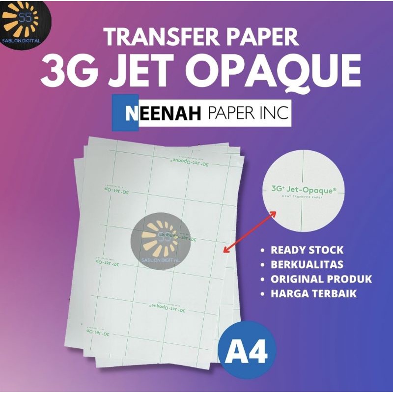 

3G Jet Opaque size A4