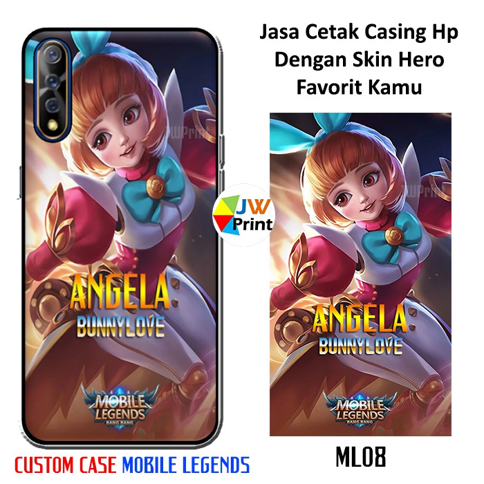Custom Case Mobile Legends Skin Nana & Angela Murah Caisng Hp Vivo Oppo Samsung Xiaomi Realme Iphone