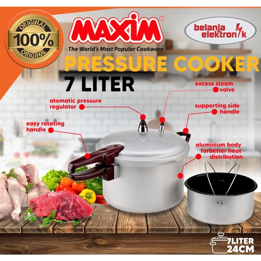 Maxim Panci Presto 7 Liter 24 CM Presto Maxim 7L