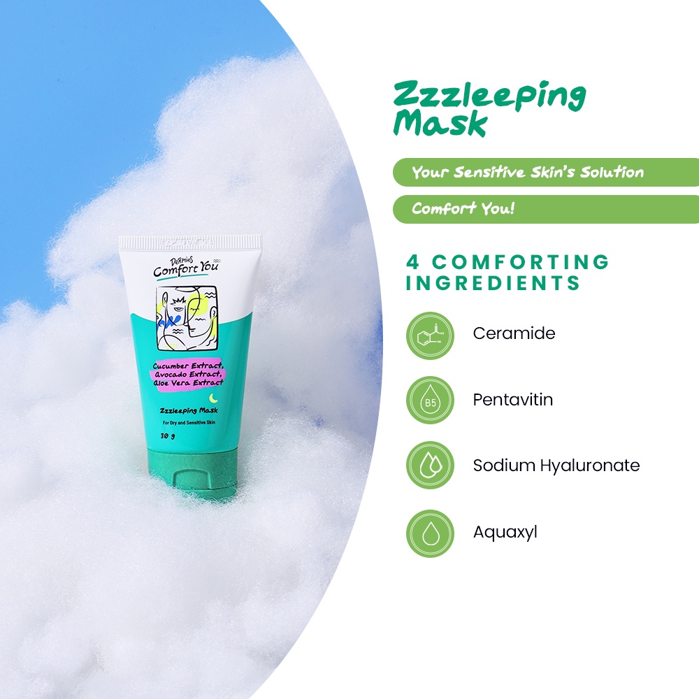 Dermies Comfort You ZZZleeping Mask - Masker Wajah Skin Barrier