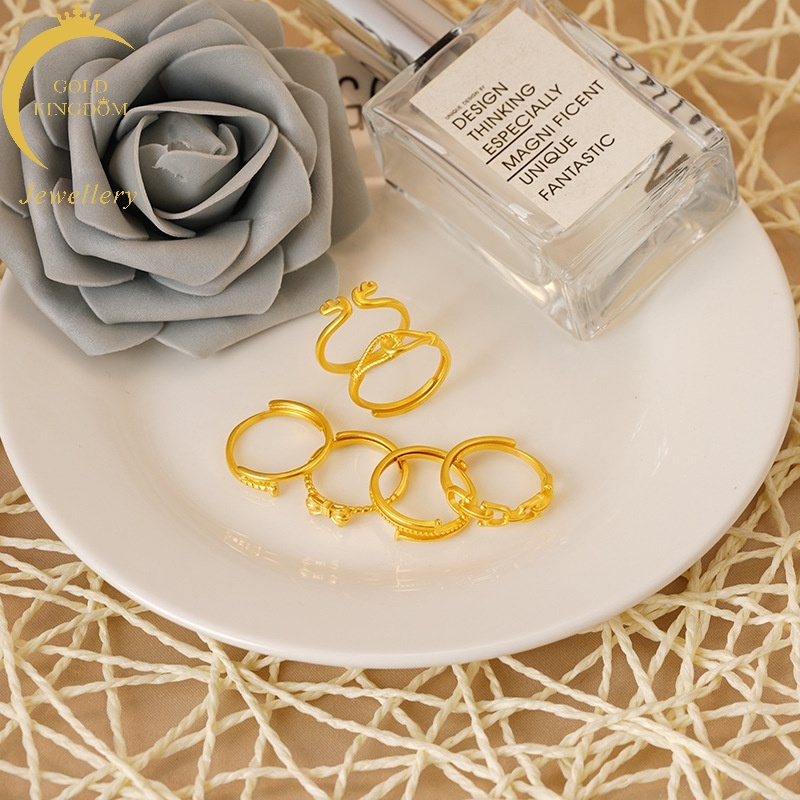 Cincin Emas Asli Kadar 375 Model Pita Silang Gaya Klasik Untuk Wanita