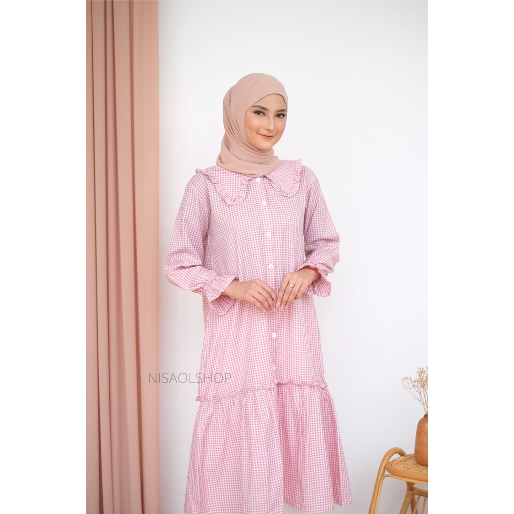 LITA TUNIK - NEW MODEL - TUNIK KOTAK - PAKAIAN WANITA - FASHION MUSLIM - BISA COD