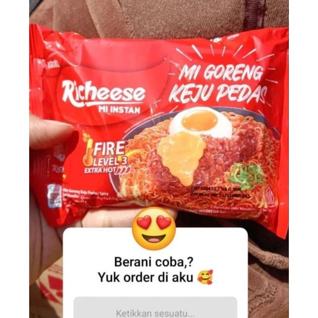 mie richeese goreng /mie richeese ramen keju /indomie richeese murah /mie korea