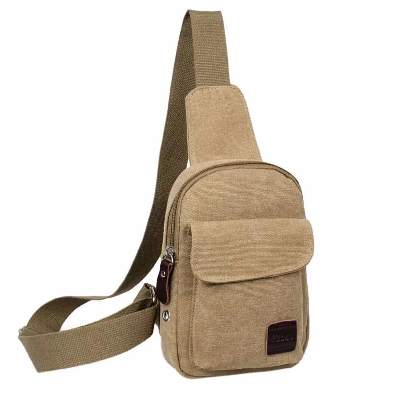 Fashion Tas Pria Tas Kecil Multifungsi Bahan Kanvas Fashion Tas Pria Tas Kecil Multifungsi Bahan Kanvas