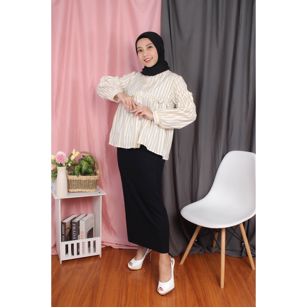 BEFAST - ZRX OOTD Blouse TAMY / Manggo Blouse / Blouse Banyak Warna / Blouse Polos Casual / Blouse Terlaris / Fashion Remaja Wanita Modis / Trendy / Termurah