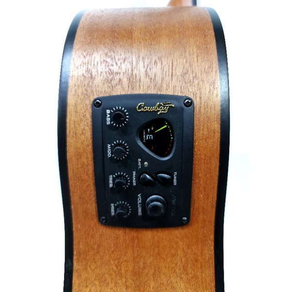 Gitar Akustik Elektrik Merk Cowboy Original Tipe GWC-39 NS NA Equalizer EQ TUNER COWBOY Listrik