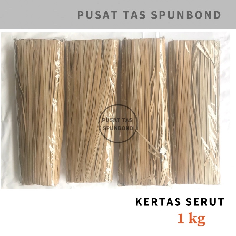 

Kertas Serut 1 Kg / Kertas Cacah / Shredded Paper / Kertas Suwir Packing / Kertas Coklat Serut