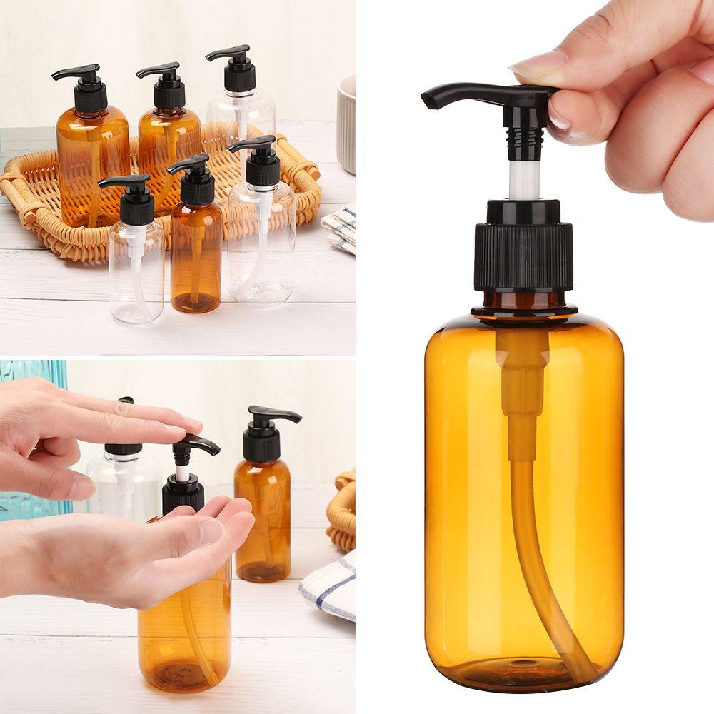 Populer 1pc Shower Gel Botol Perlengkapan Mandi Rumah Hand Sanitizer Wadah Pompa Plastik