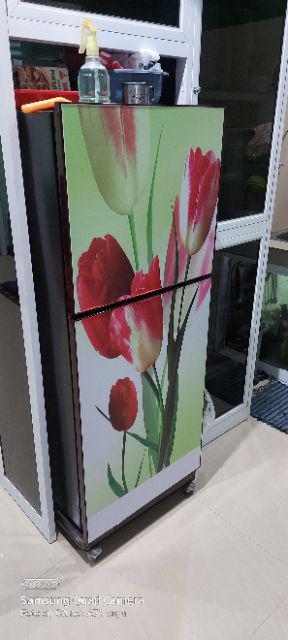 Variasi Atiker Kulkas Motif Bunga Kuning