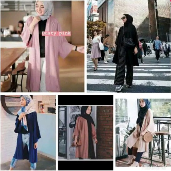 BAJU MUSLIM WANITA - CARDIGAN