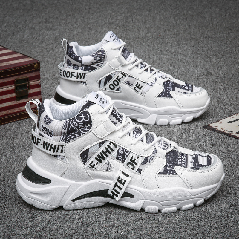 Sepatu sneakers pria import terbaru motif corak keren