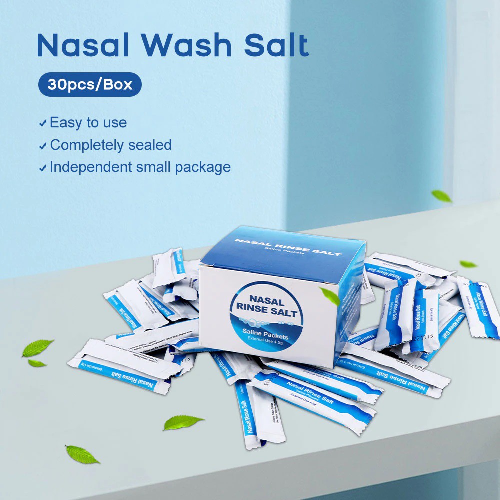 Garam Pencuci Hidung Sodium Chloride Nacl Nasal Salt Rinse