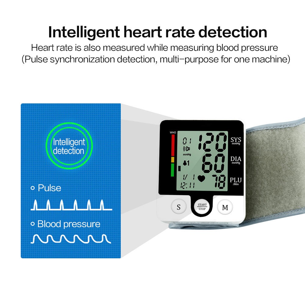 Pengukur Tekanan Darah Electronic Sphygmomanometer with Voice